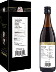 52USA Premium Shaoxing Cooking Wine ingredients label highlights rice-based base for rich sauces.