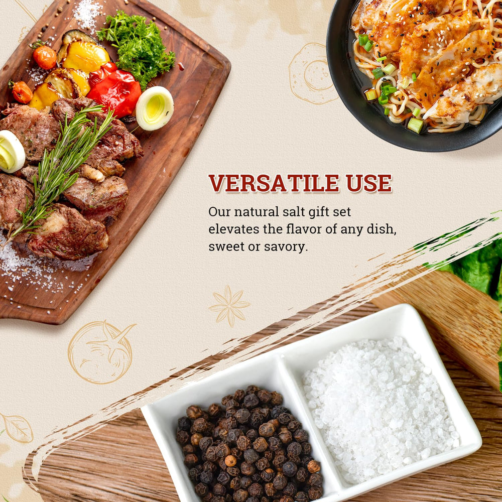 52USA reclosable pouch keeps salt and pepper fresh longer.