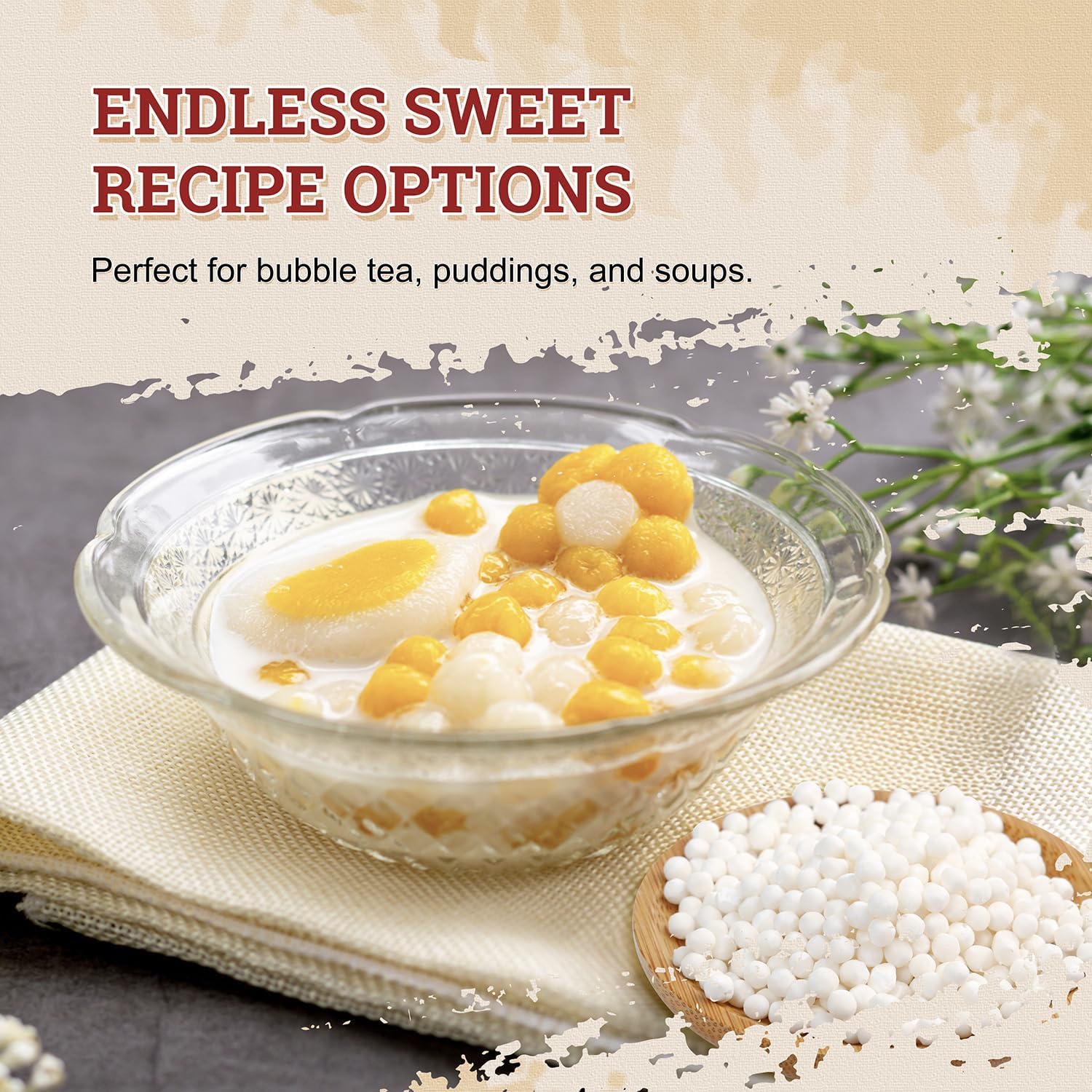 52USA Sago pearls desserts ready-to-serve ideas.