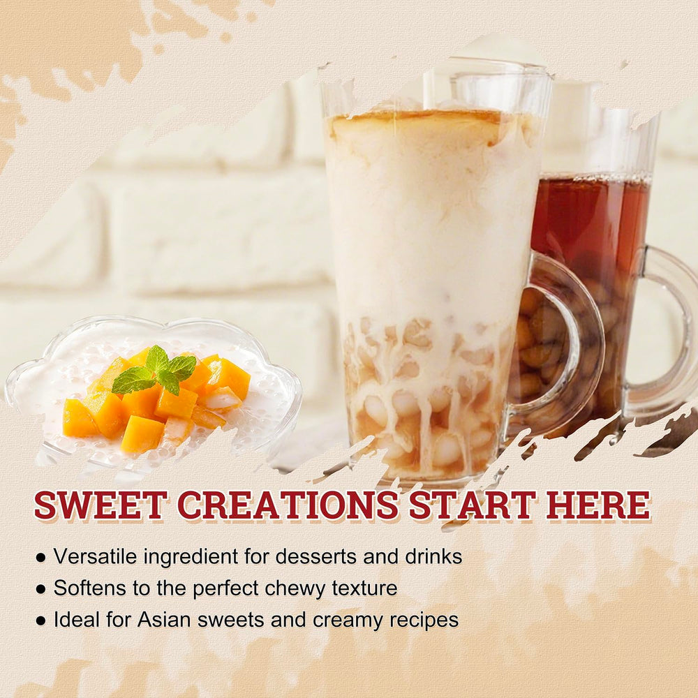 52USA Sago pearls vegan, all-natural ingredients.