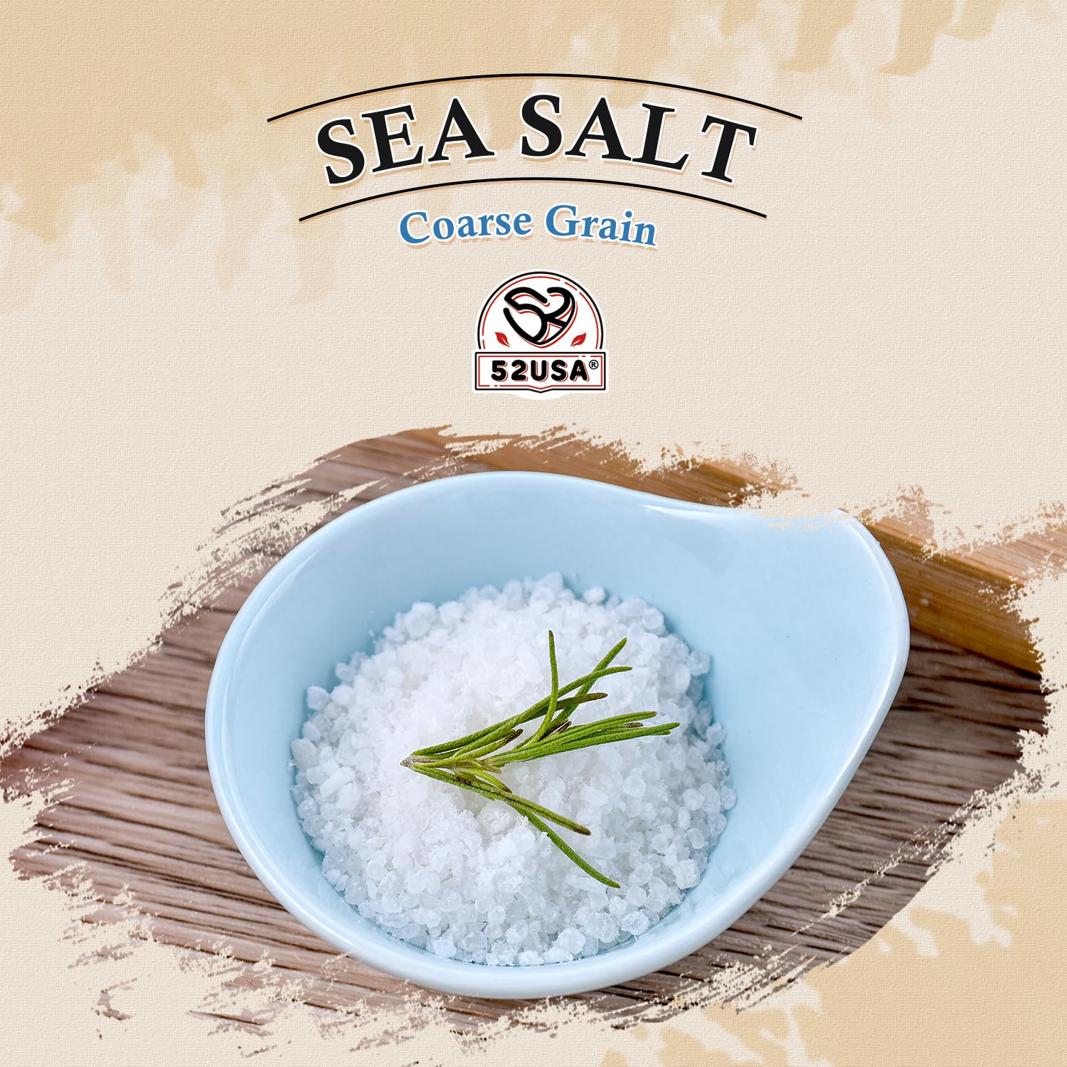 52USA Sea Salt grinder refill bulk ready for grinders.
