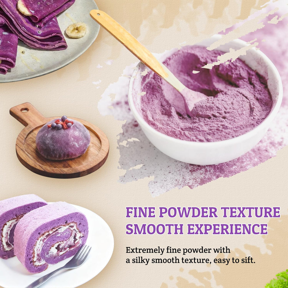 52USA Smoothie pour with purple powder boosts color