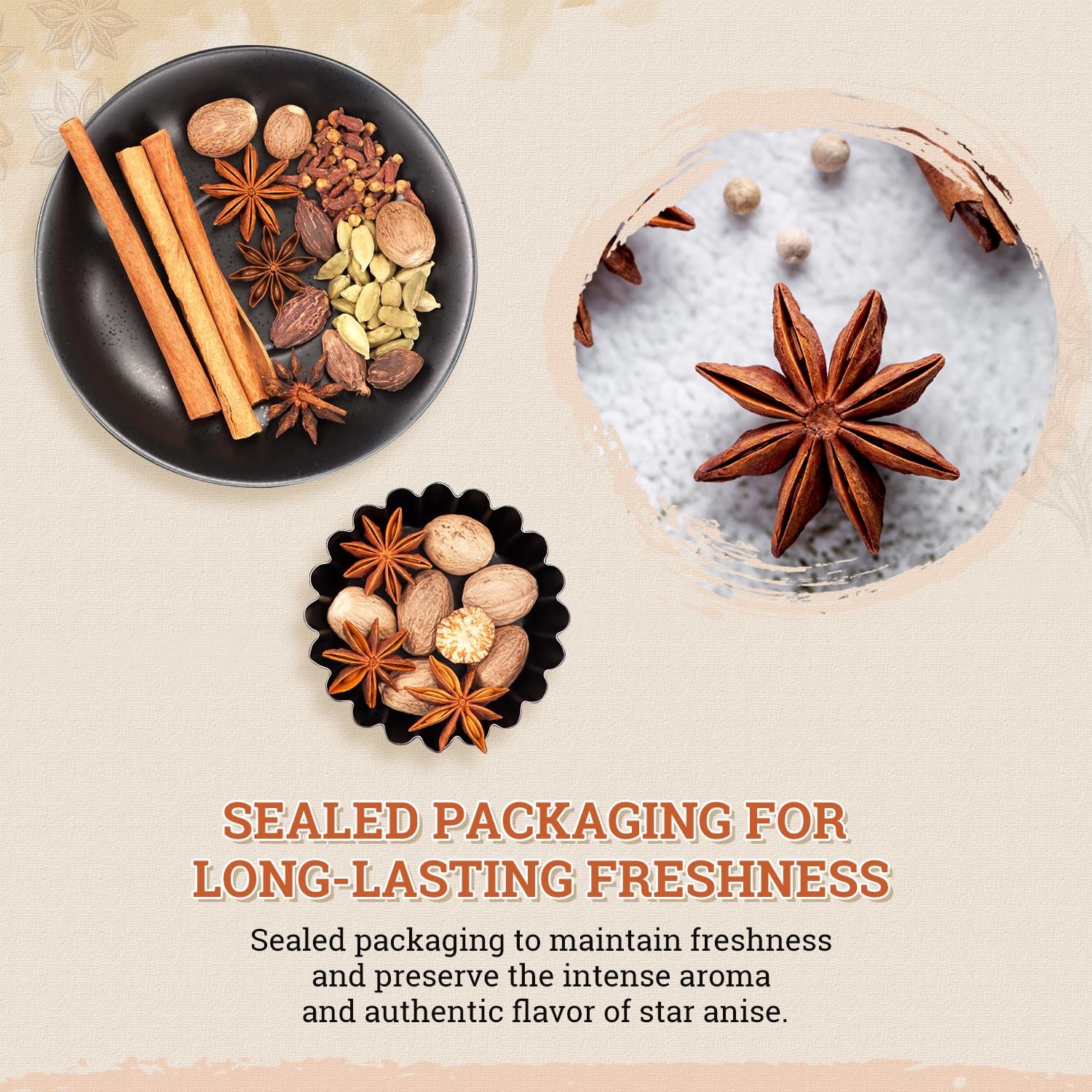 52USA Star Anise baked goods for fragrant desserts