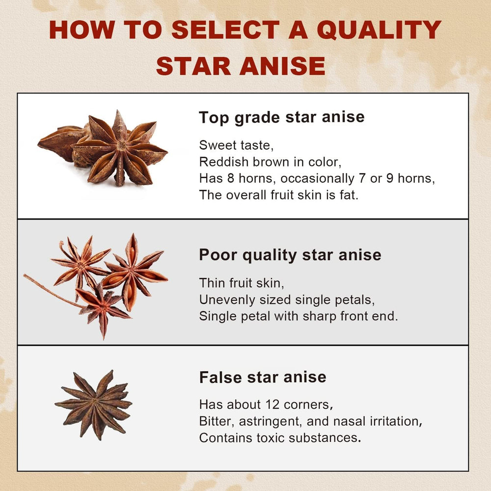 52USA Star Anise pickling and candying flavor enhancement