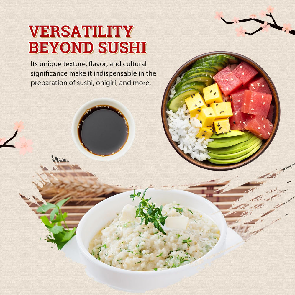 Non-GMO emblem shown on 52USA Sushi Rice packaging