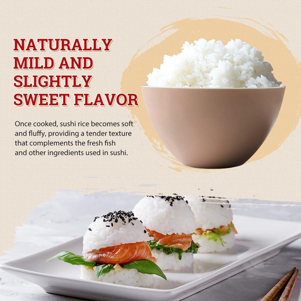 Rice cooker with 52USA Sushi Rice ready to serve meals