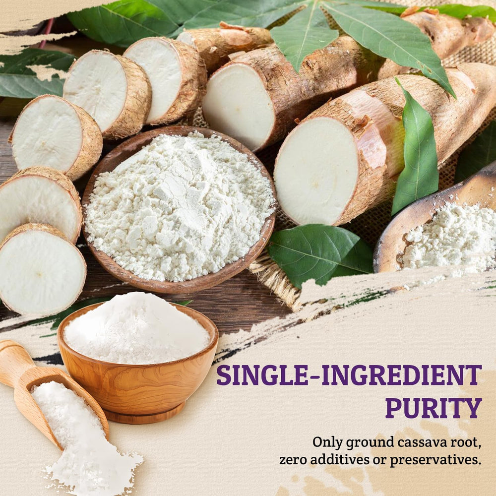 52USA tapioca starch shows cooking and baking versatility for everyday meals.