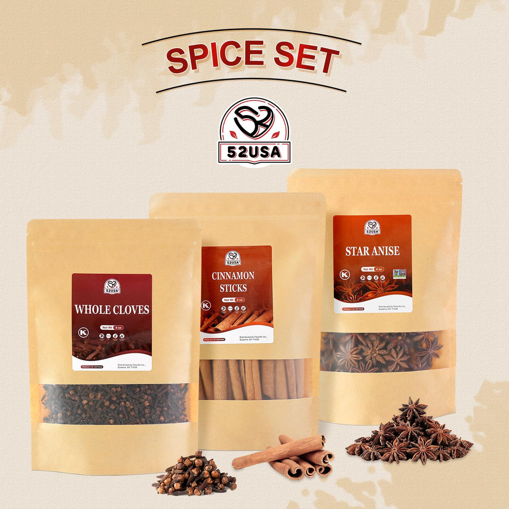 52USA Tea and coffee spice infusion setup for cozy beverages.