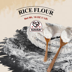 52USA Thai rice flour dough being rolled for bread and pastry applications.