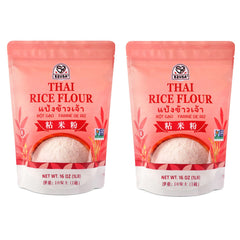 52USA Thai rice flour packaging front showing premium white flour ideal for gluten-free baking.