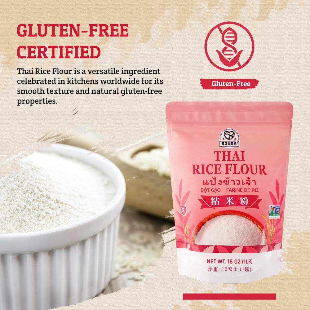 Vegan and natural rice flour option for Asian dishes