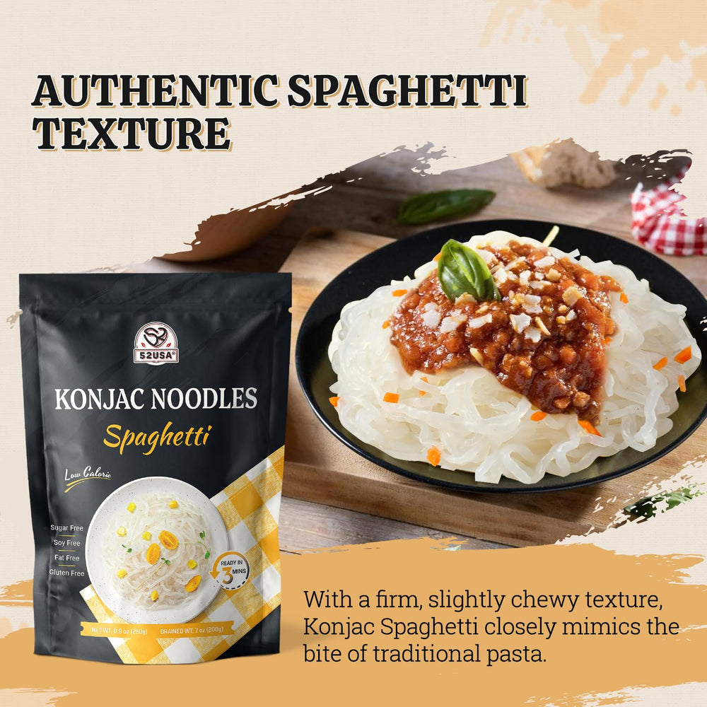 52USA Konjac noodles vegan and keto-friendly for plant-based diets