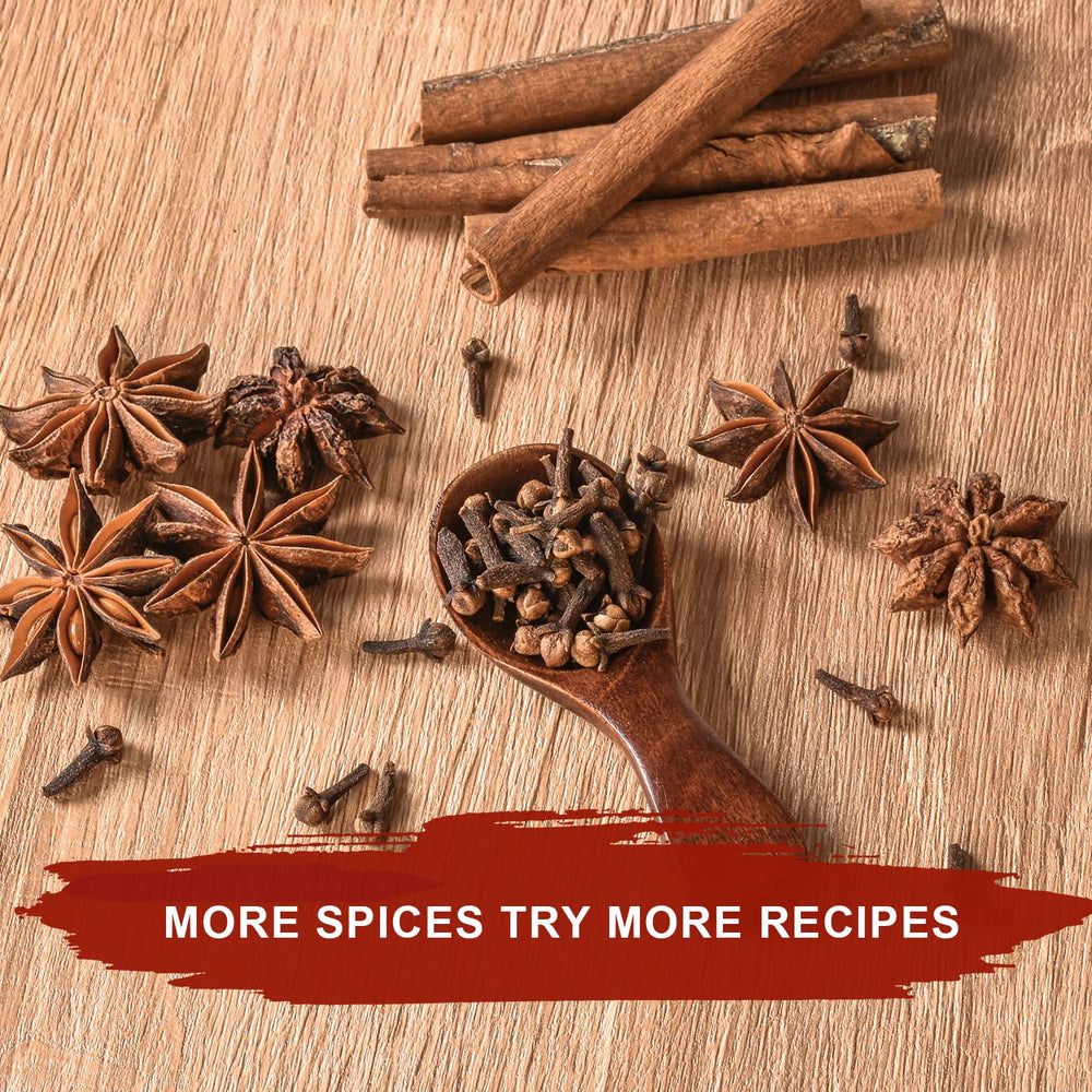 52USA Whole Cloves providing warm aroma for curries, meats, and baked goods.