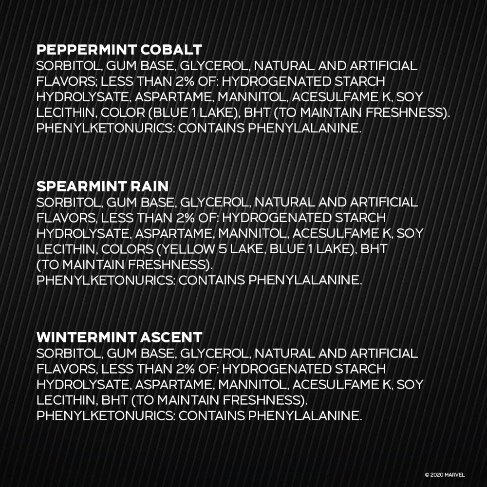 5 Gum Wintermint Ascent pack provides a cool, lasting finish.