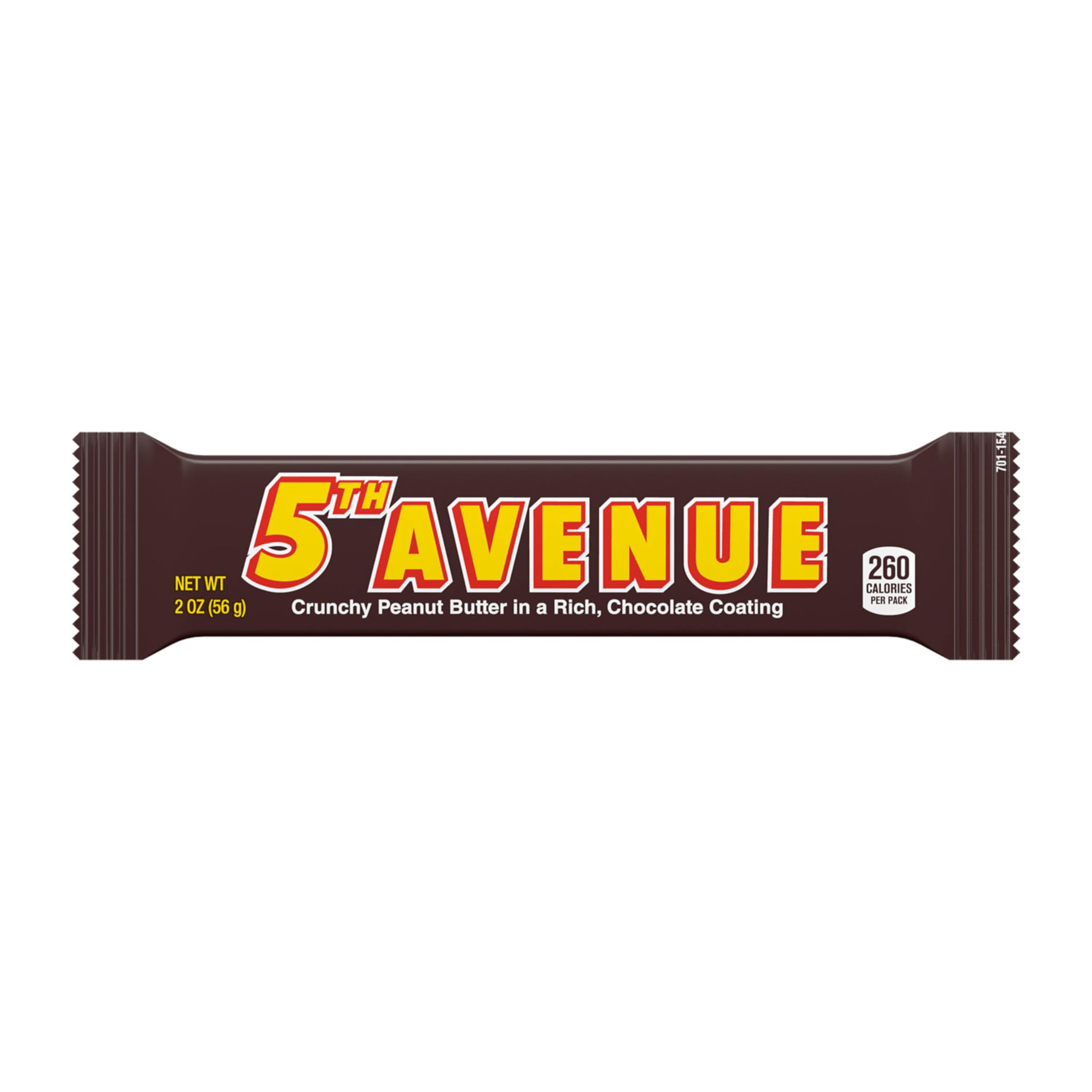 5th Avenue crunchy peanut butter center visible for a satisfying bite.