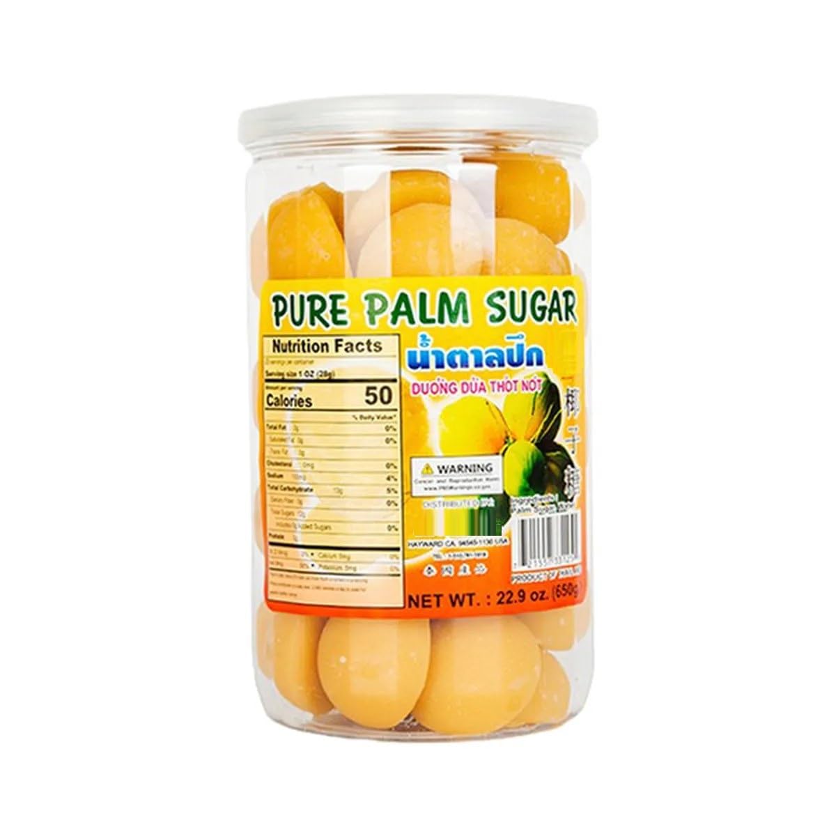 79C's Farm pure palm sugar jar close-up shows natural sweetness for beverages and baking.