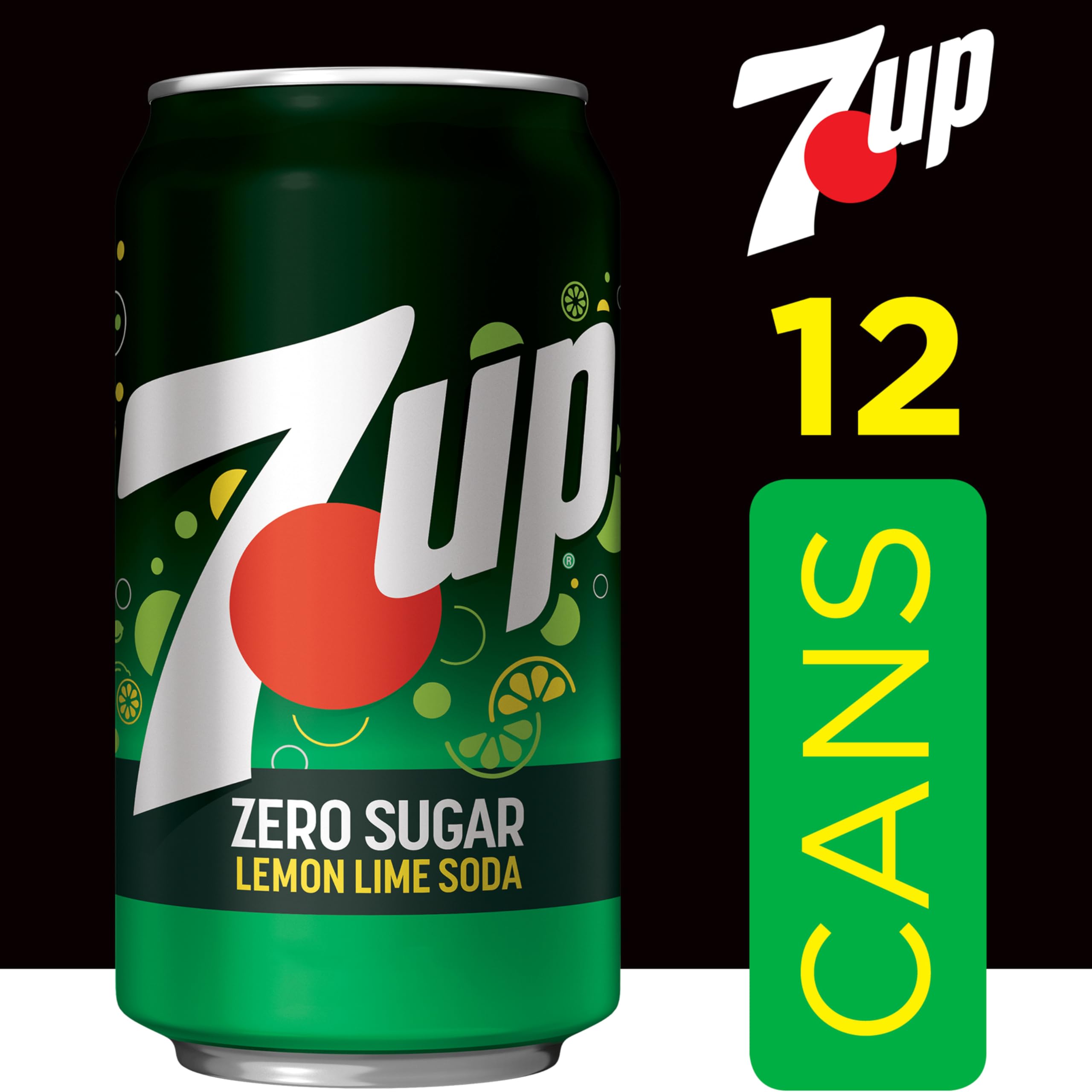 7up Lemon-Lime fizz close-up highlights bright bubbles and refreshing aroma.