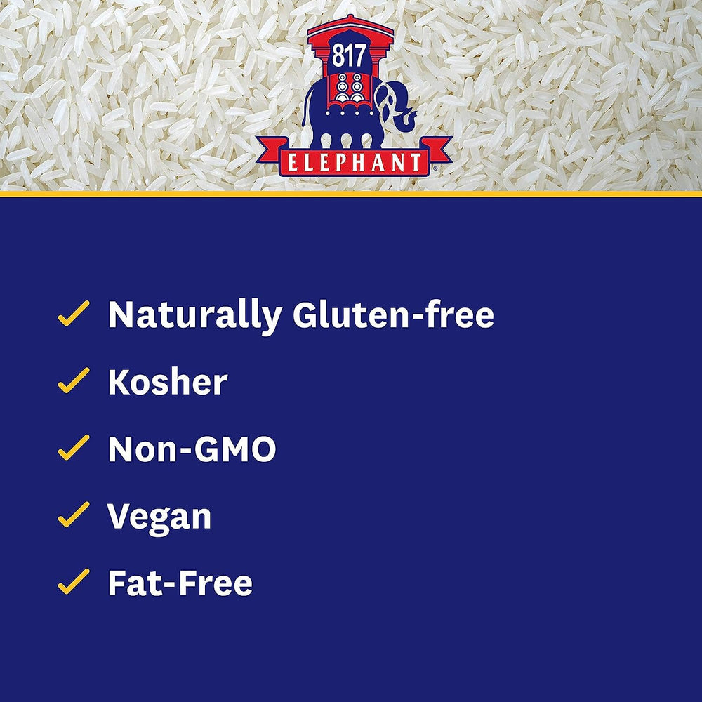 817 Elephant Jasmine Rice certified Thai Hom Mali, ensuring consistent excellence
