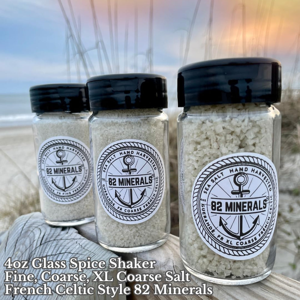 Plate finished with 82 Minerals Sea Salt for enhanced aroma and color.