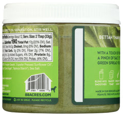 Close-up of 88 Acres Butter Pumpkin Seed Organic jar showing creamy texture.