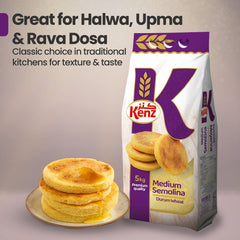 Kenz Medium Durum Semolina 5Kg Bag