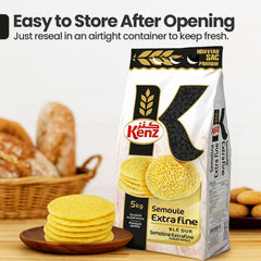 Kenz Finot Extra Fine Semolina 5kg Bag
