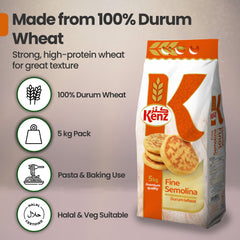 Kenz Finot Durum Semolina 5Kg Bag