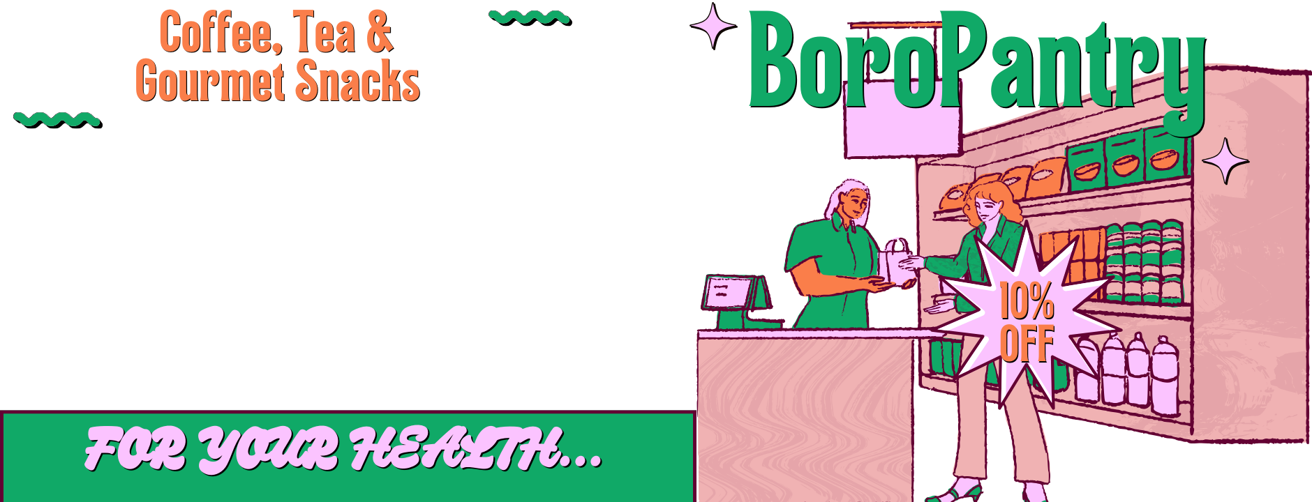 Premium coffee, tea and gourmet snacks available at BoroPantry online grocery store with fast UK delivery and 10% off promotion
