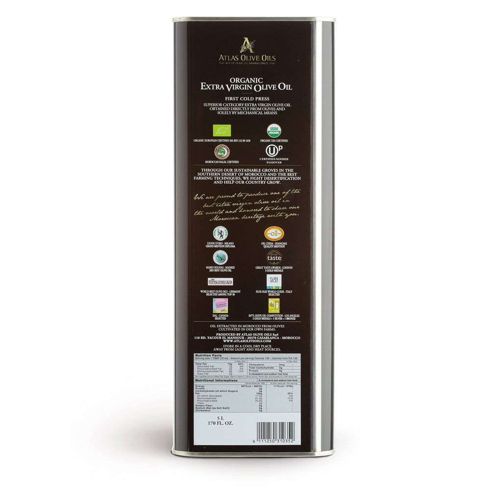 A ATLAS OLIVE OILS cold pressed olive oil glass ideal for dressings and sautéing