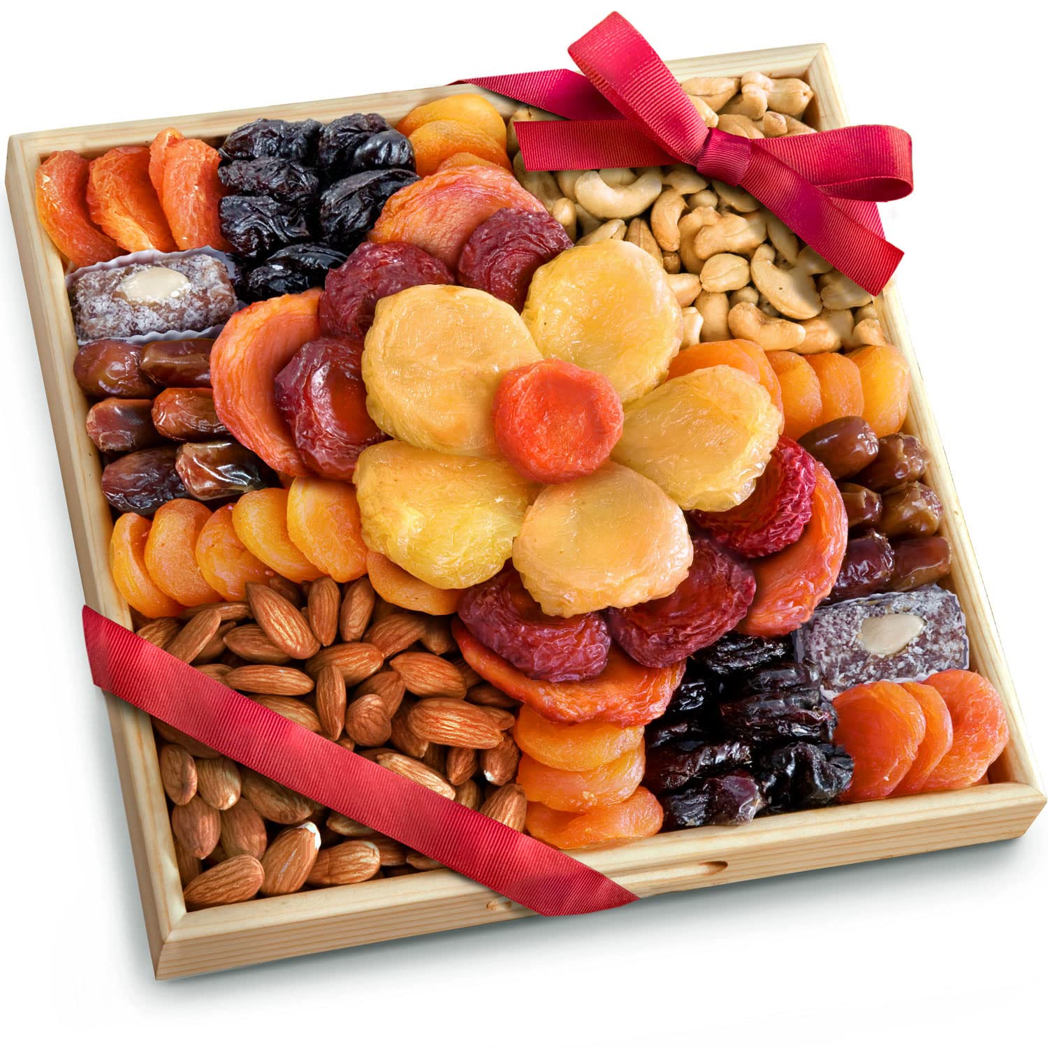 A Gift Inside Flora dried fruit and nut tray assembly for gifting and sharing