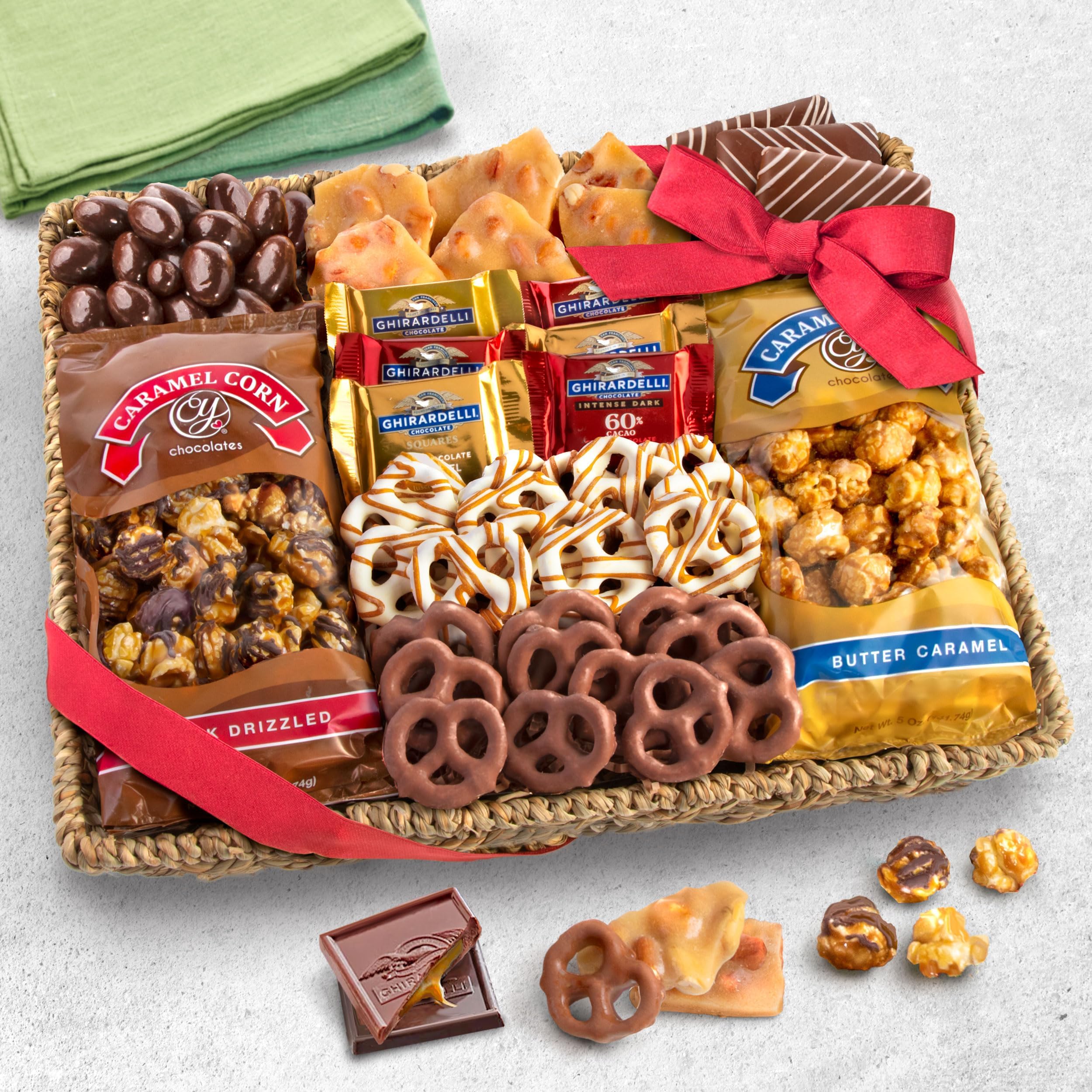 A Gift Inside Ghirardelli chocolates assortment, premium squares for a refined gift.