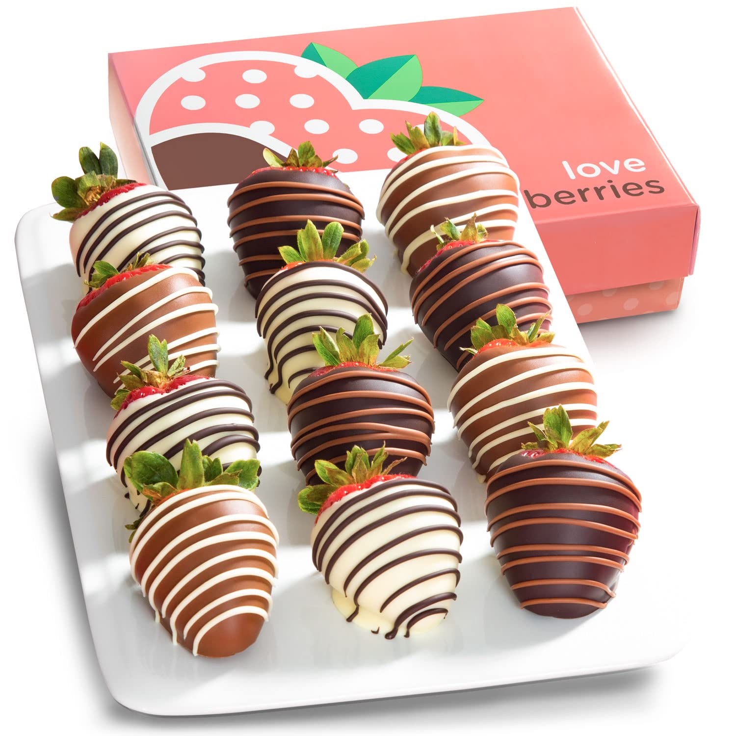 A Gift Inside giant California strawberries ready for gifting