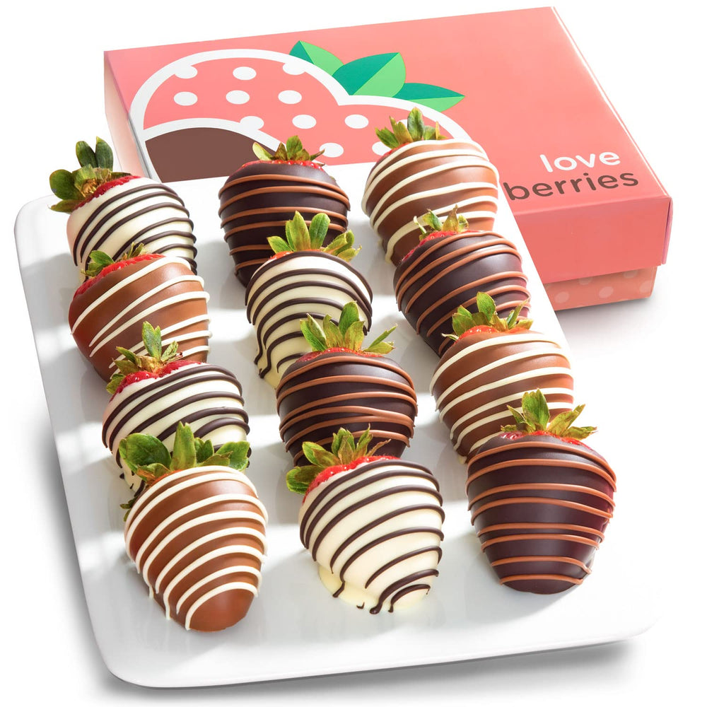 A Gift Inside giant California strawberries ready for gifting