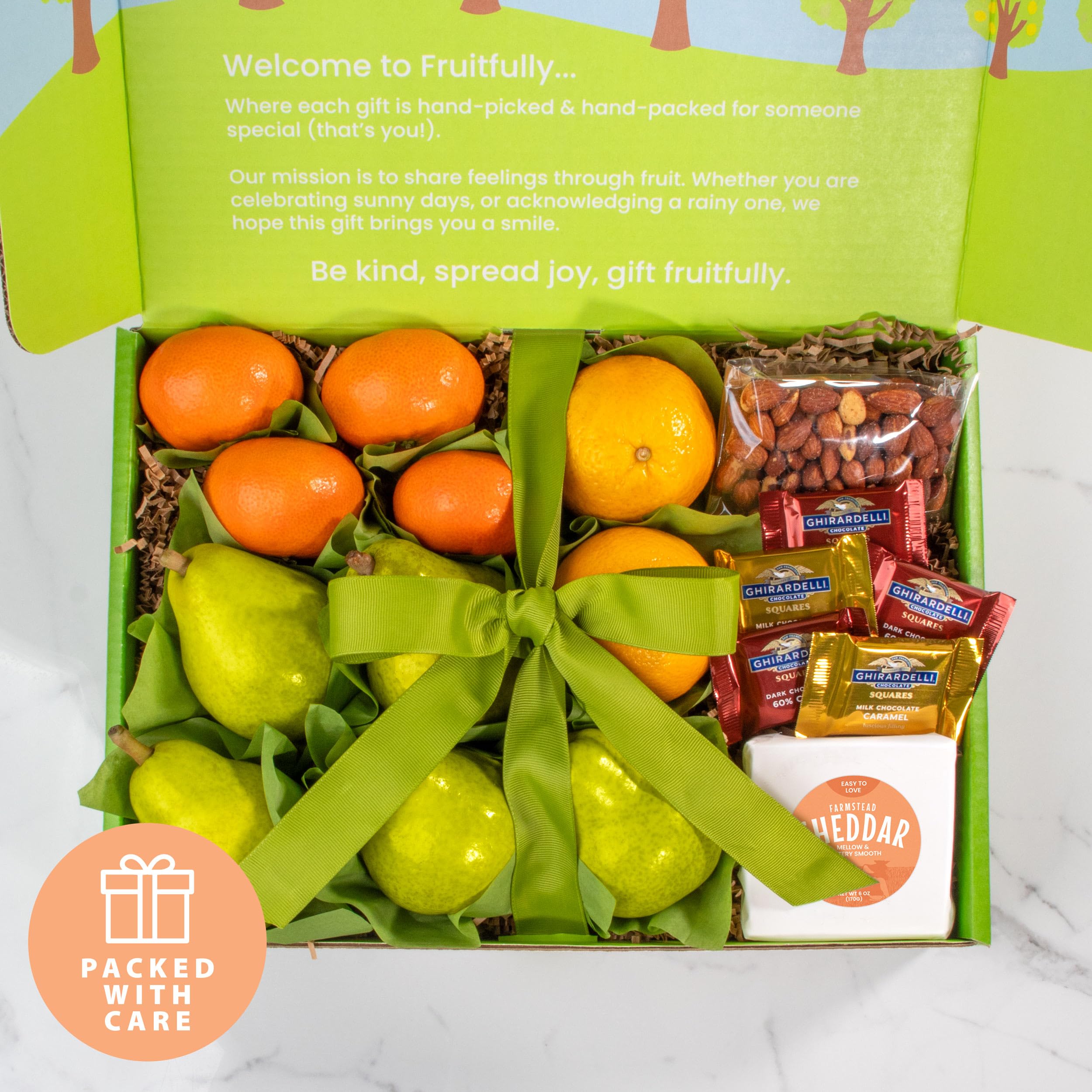 A Gift Inside vanilla caramels image, handmade confections add a sweet finish.
