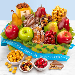 Orchard Delight fruit variety featuring pears, apples, and citrus for a vibrant celebration.