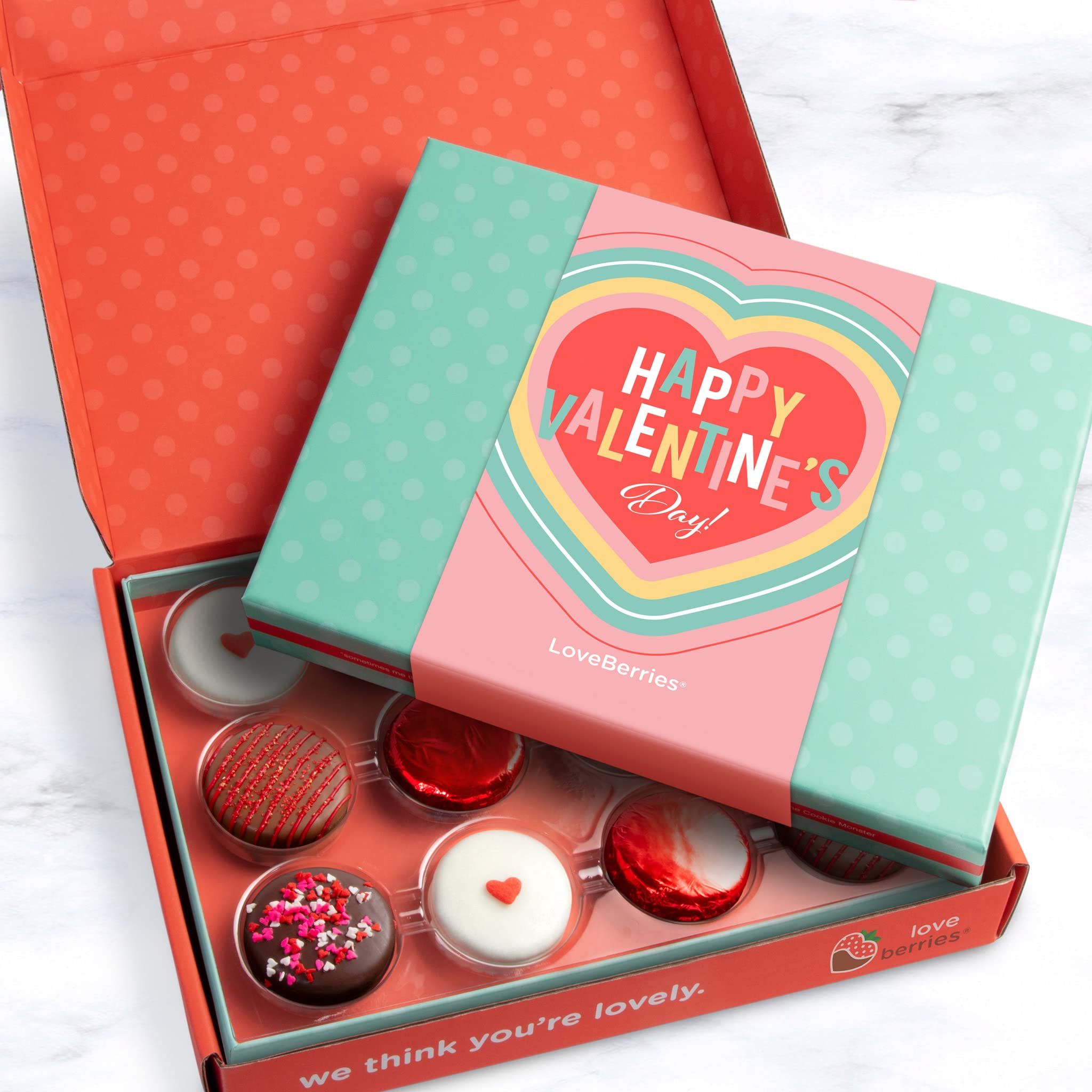 Three chocolate options offer variety for sharing and gifting.