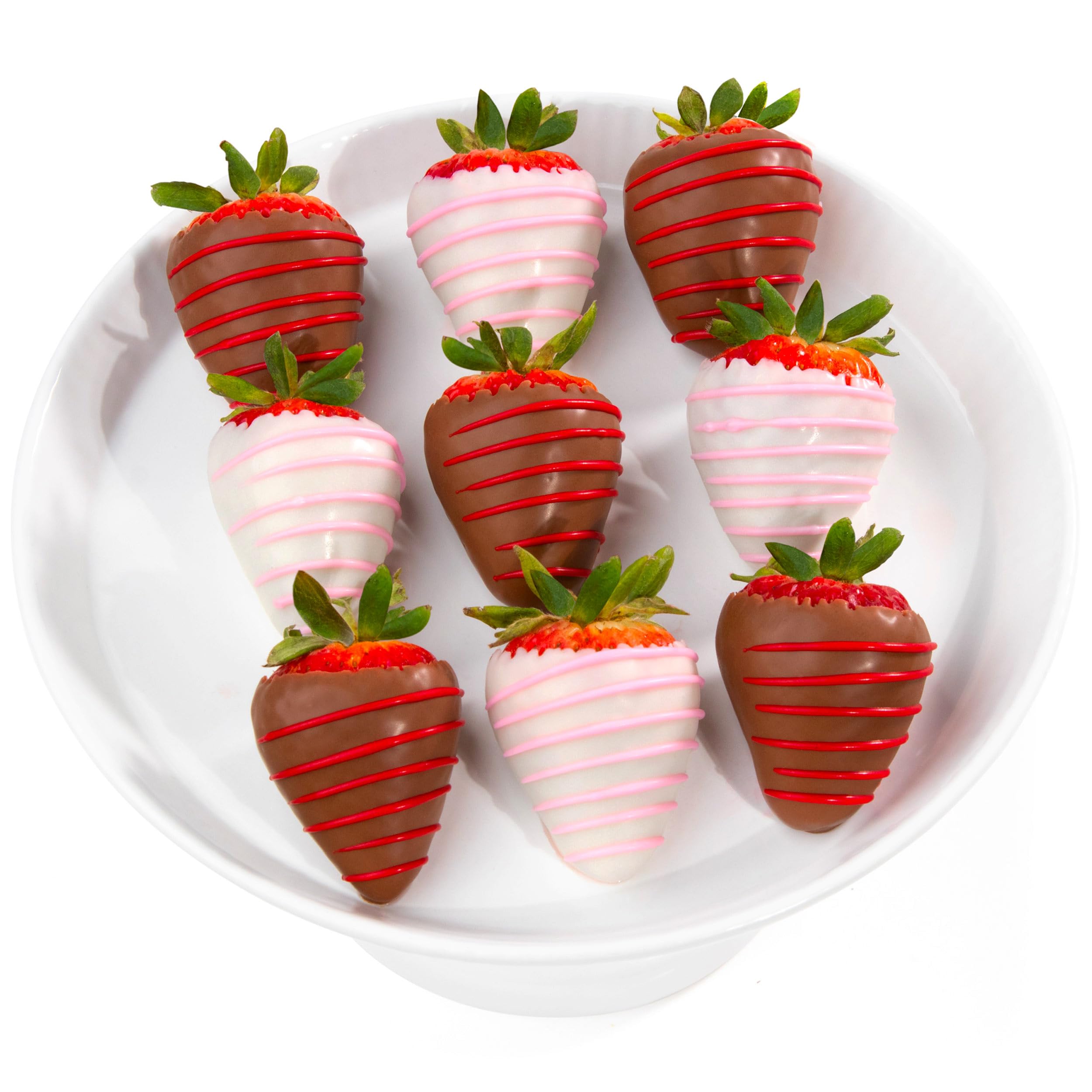 A Gift Inside Love Bites milk chocolate dipped strawberries for gifting.