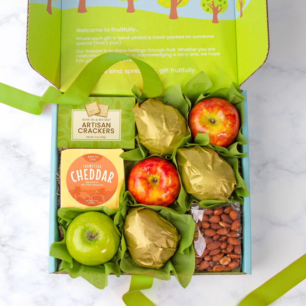 A Gift Inside Perfect Pairings Green Label Gouda cheese for savory, artisanal flavor.