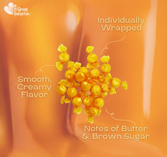 A Great Surprise 6-pound bulk bag of butterscotch candies for celebrations.