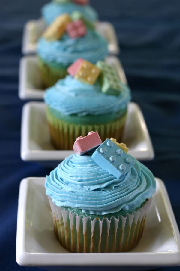 Assorted flavors of Building Block Candy offering nostalgic, edible play options.