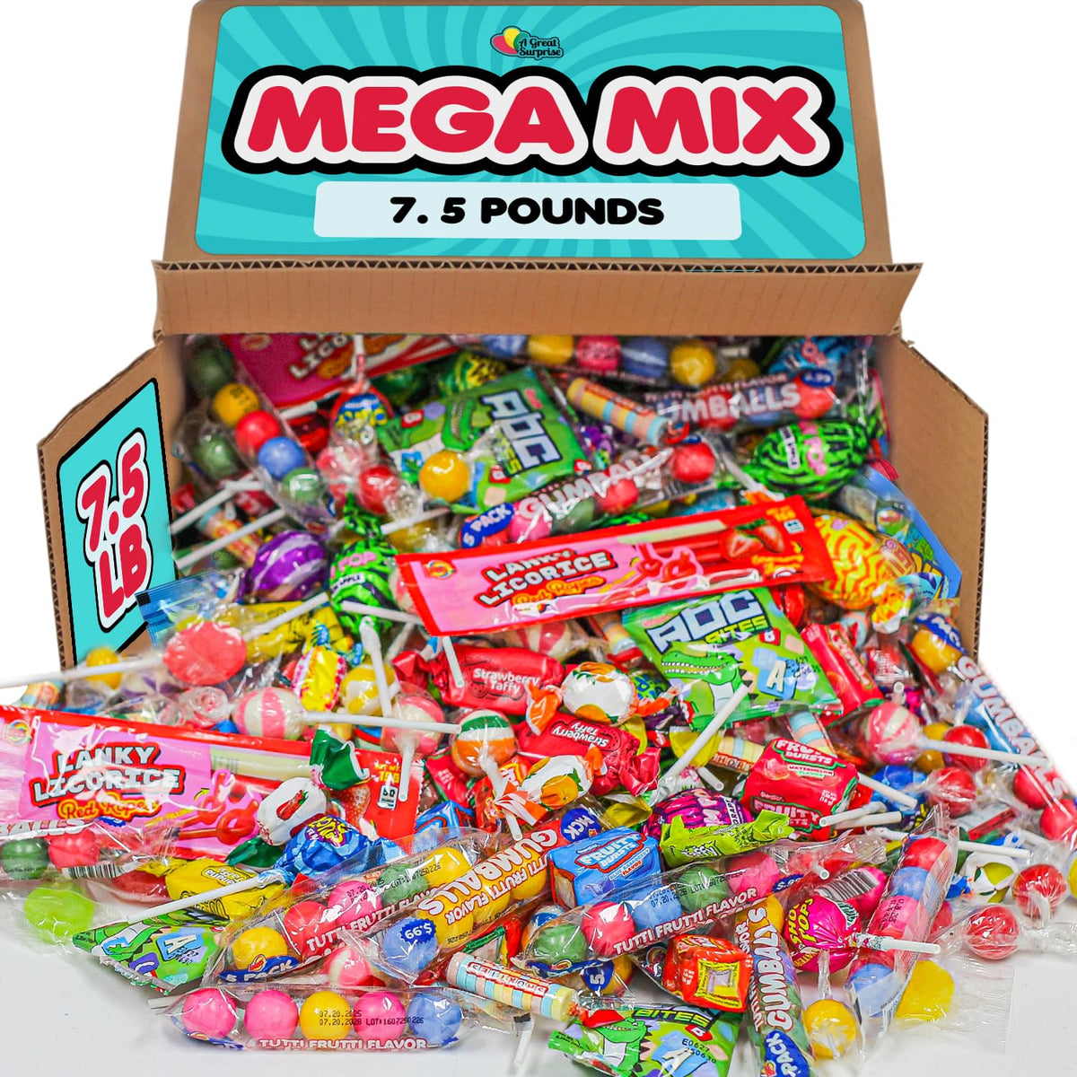 A Great Surprise shorties candy, perfect for party favor bags and quick treats.