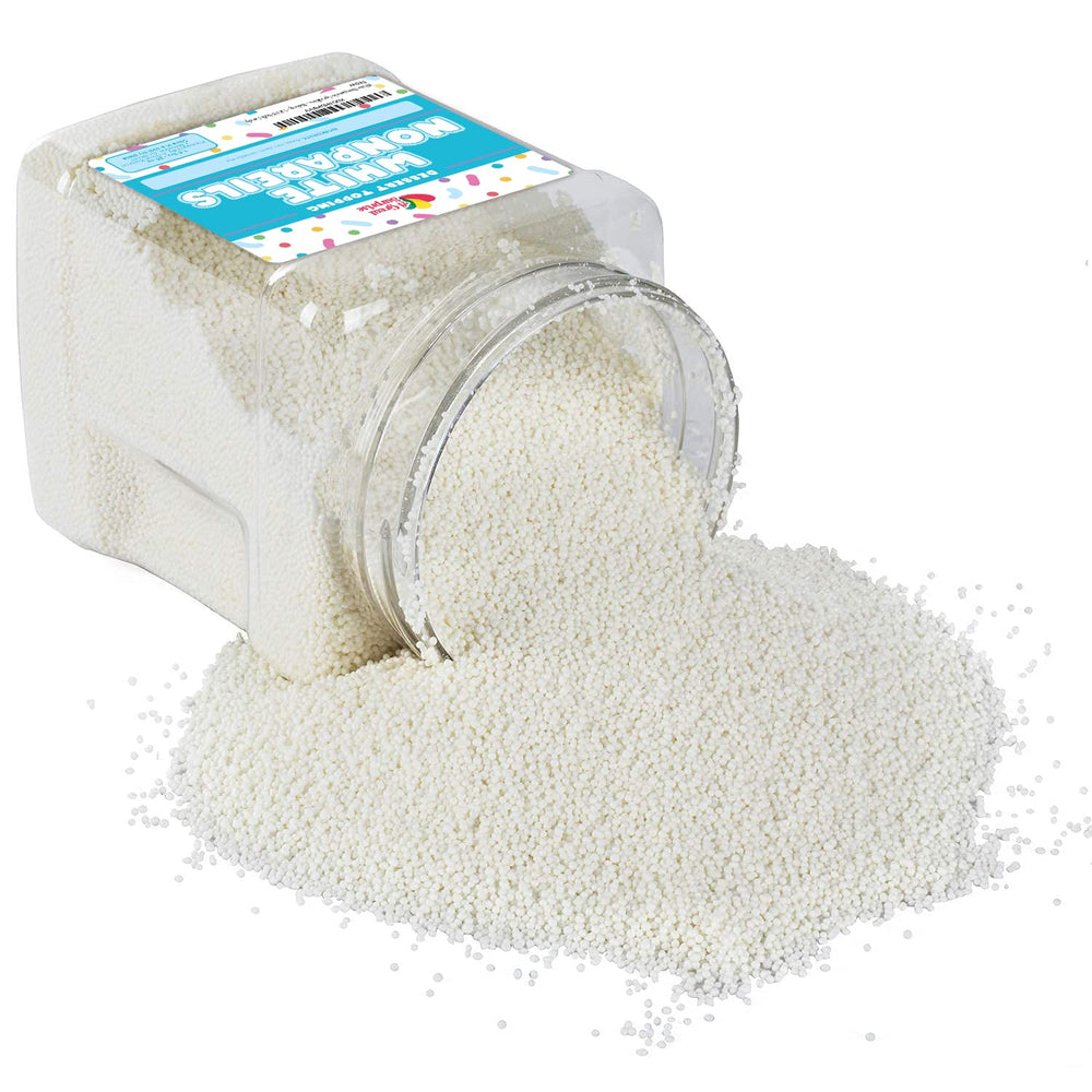 A Great Surprise resealable bulk sprinkles container maintains freshness for baking