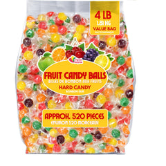 A Great Surprise bulk 4 lb fruit balls bag ready for office or classroom sharing.
