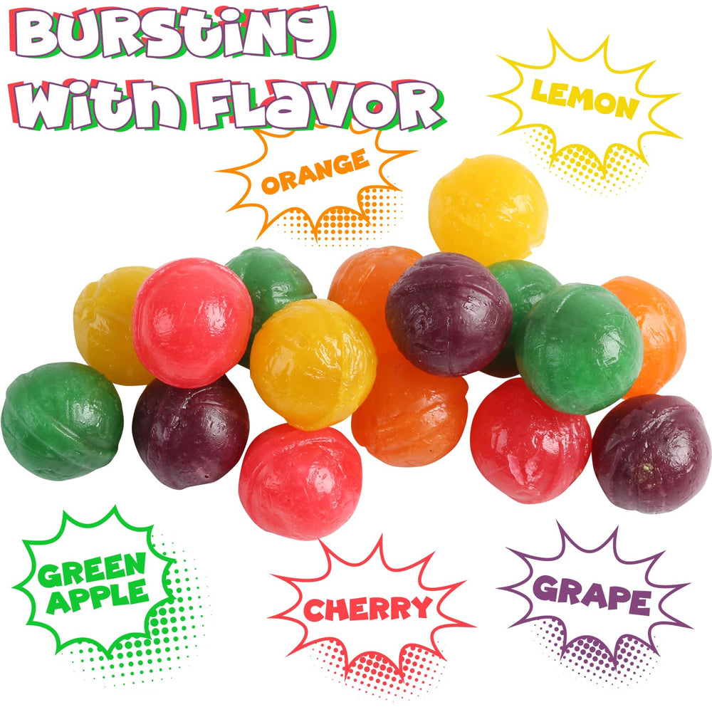 A Great Surprise fruit balls individually wrapped for desk and event sharing.