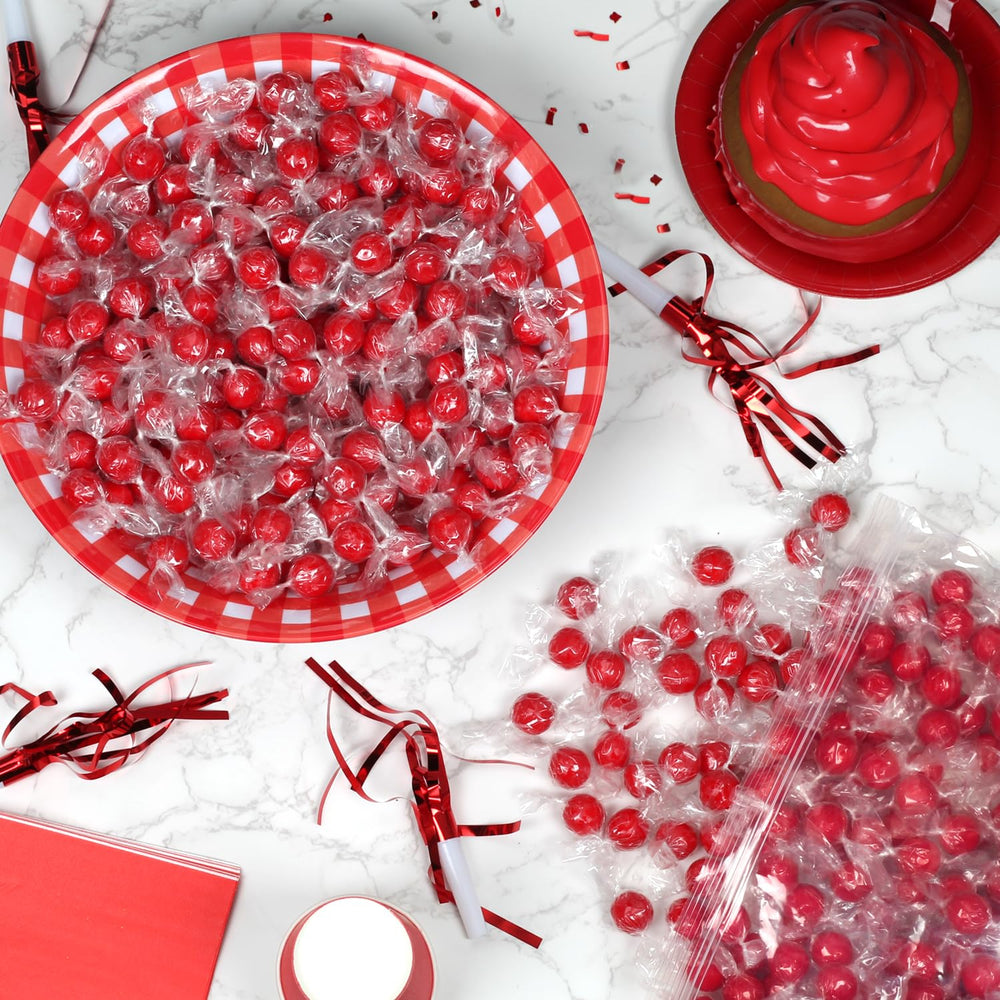 Individually wrapped A Great Surprise cinnamon candies preserve freshness for sharing