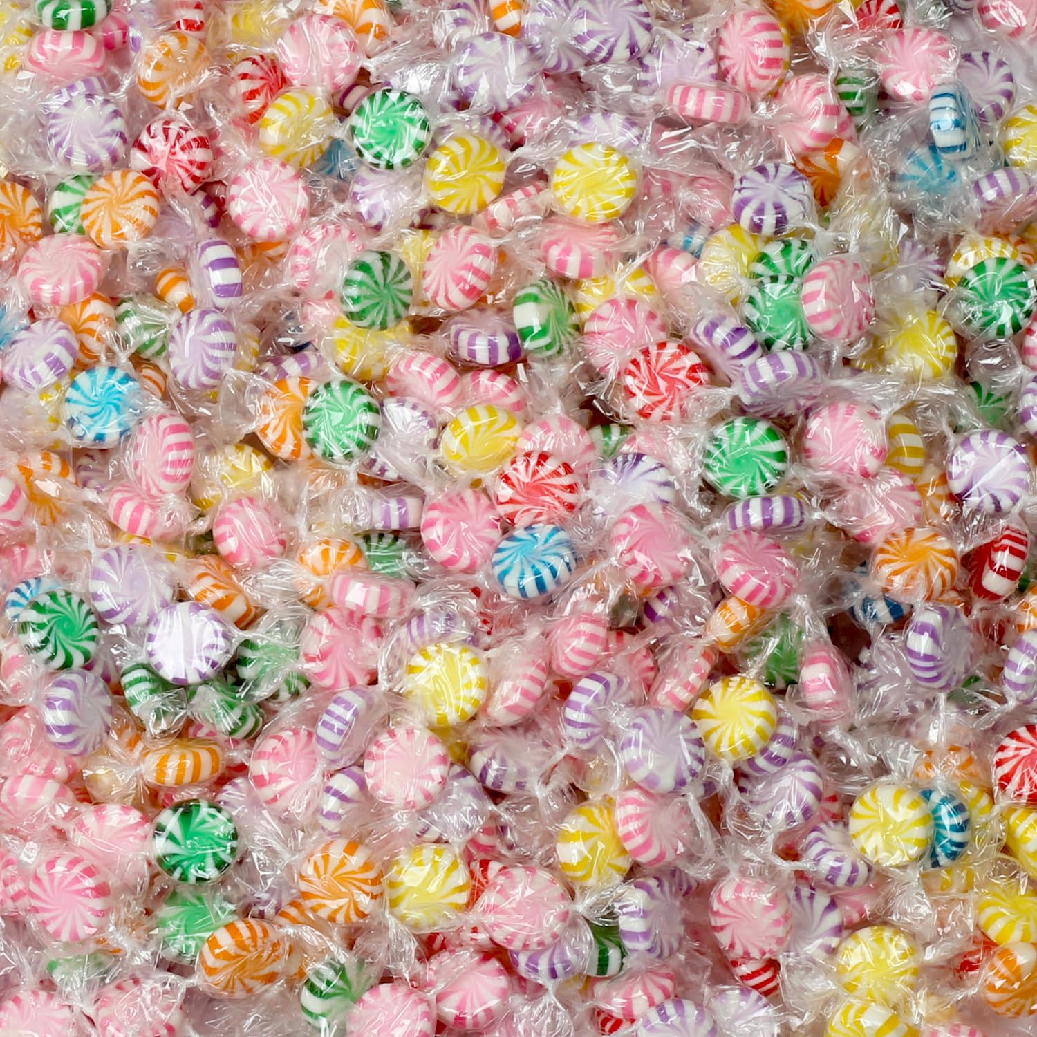 A Great Surprise individually wrapped candies emphasizing freshness and easy distribution.