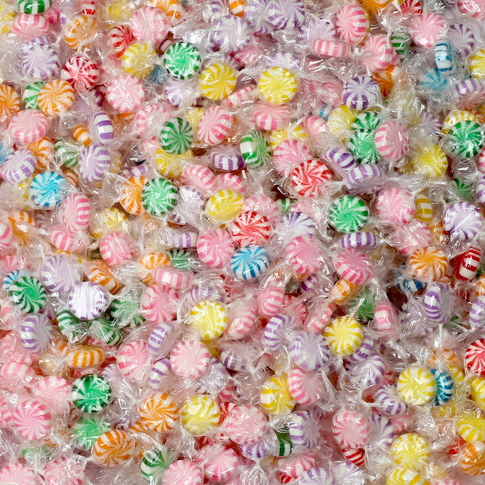 A Great Surprise individually wrapped candies emphasizing freshness and easy distribution.