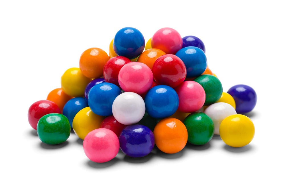 A Great Surprise naturally colored gumballs, 470 pieces, ideal for parties and displays.