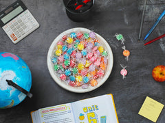 A Great Surprise office candy dish with colorful Starlights for a quick mood boost.