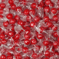 A Great Surprise red hot cinnamon candy close-up showing traditional hard candy texture